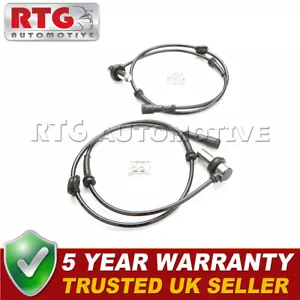 2x ABS Wheel Speed Sensors Front Fits Land Rover Freelander (Mk1) 2.0 TD4 #1 - Picture 1 of 2