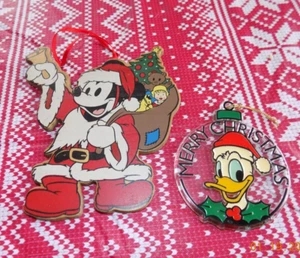 Vintage Mickey Mouse Disney Weihnachtsschmuck Donald Duck - Bild 1 von 2
