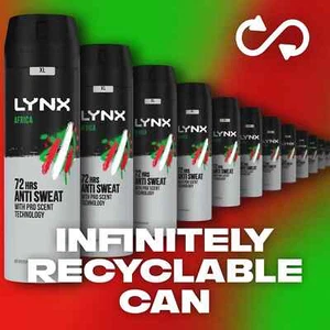 Lynx XL Anti-Perspirant 72-Hour Sweat Protection Deodorant 200ml, 3 or 6 Pack - Picture 1 of 2