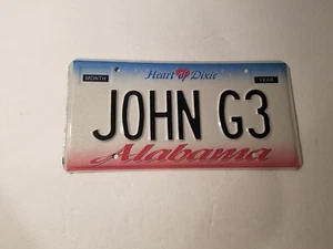 2000's Alabama Personalized License Plate - Picture 1 of 2