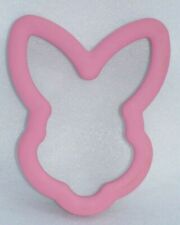 Large Wilton Comfort Grip Pink Easter Holiday Bunny Rabbit Cookie Cutter