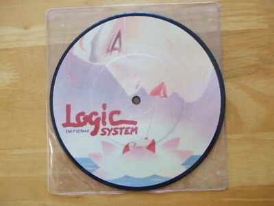 LOGIC SYSTEM DOMINO DANCE/BE YOURSELF 7" VINYL PICTURE DISC EMI RECORDS - Image 1 of 2