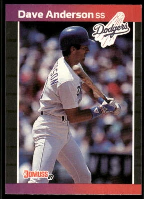 1989 Donruss #434 Dave Anderson - Image 1 of 2