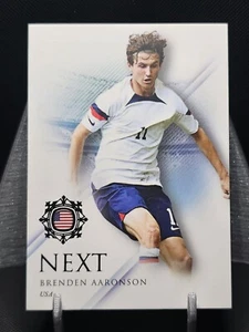 2022-23 Futera Unique World Football Next Brenden Aaronson #93 USA USMNT - Picture 1 of 2