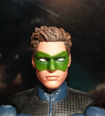 SOMENTE CABEÇA DC Lanterna Verde Marvel Legends escala cabeça personalizada somente - Imagem 1 de 4