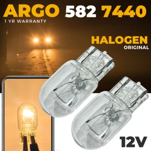 W21W 582 7440 Halogen Bulb Stop Brake Tail DRL Auto Car Van T20 382W Bulbs 12v - Picture 1 of 12
