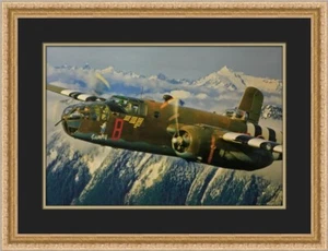Ghosts Aircrafts North American B-25D Mitchell Custom Framed Print B - Picture 1 of 2
