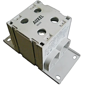 Used Auxel Finger Safe Power Distribution Block, 2 Out/2 In, 840A 600V, 38059 - Picture 1 of 6