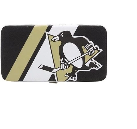 PITTSBURGH PENGUINS WOMENS HARD CLUTCH JERSEY WALLET Cover