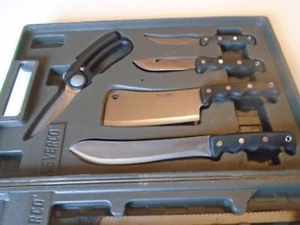 Meyerco Game Processing Field Dressing 7 Piece Set Hard Case Knife Saw used - Picture 1 of 11