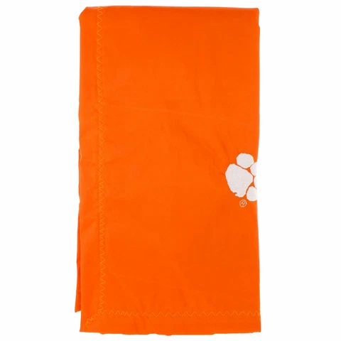 Clemson Tigers Silky and Super Soft Plush Baby Blanket, 28" x 28" Cover
