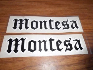 Quantity 2 NOS Vintage Montesa 6.5" Decals Stickers AHRMA Capra Cota - Picture 1 of 3