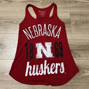 Colosseum Women’s Red Nebraska Huskers Tank Top Size Small (A00) - Picture 1 of 7