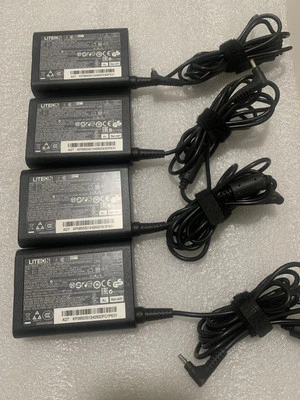 LOT OF 4 OEM LiteOn 65W AC Adapter Charger 19V  For Acer C720 C720P C740 C810 - Image 1 of 3