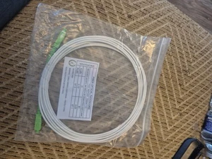 5m SC-SC Armoured Fibre Internal Patch Lead - Picture 1 of 1