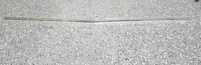 Original! 1966 1967 Chevrolet Chevy II Nova Front Hood Lip Molding Chrome Trim - Imagem 1 de 4