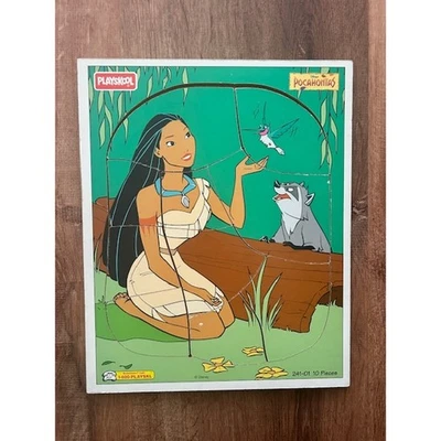 Rompecabezas Bandeja 10 Piezas Vintage Años 90 Playskool Disney Pocahontas 241-01 Foto 1 de 3