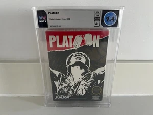 Platoon (Nintendo NES) WATA 9.4 A+ New Sealed Graded CGC VGA PSA Round SOQ 1st - Picture 1 of 4