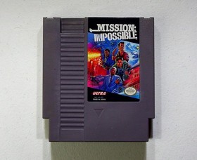 Mission: Impossible NES Nintendo Entertainment System Video Game Action