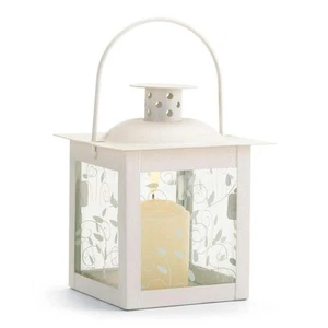 Zingz & Thingz Classic White Candle Lanterns, Decorative Light Home Decor, Sm... - Picture 1 of 5