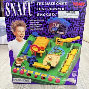 Tomy SNAFU Timed Maze Game Vintage Run Yourself Ragged Complete - Picture 1 of 14