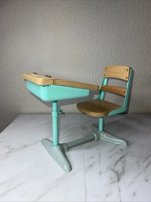 American Girl Maryellen School Desk 2019  Metal & Wood Flaw - Image 1 of 4