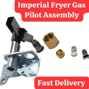 Imperial Fryer Gas Pilot Assembly with Natural & LPG Gas Injektors - Ersatzteil - Bild 1 von 2