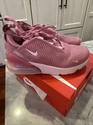 Nike Air Max 270 BP Niñas Talla 13 Magic Flamingo Color Usado en Excelente Condición Foto 1 de 4
