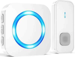 Timbre Inalámbrico Exterior Impermeable, 400M de Alcance Doorbell con 55 - Imagen 1 de 14