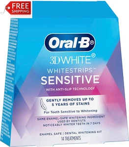 Oral-B 3Dwhite Sensitive Whitestrips 14-Pieces Set - Picture 1 of 11