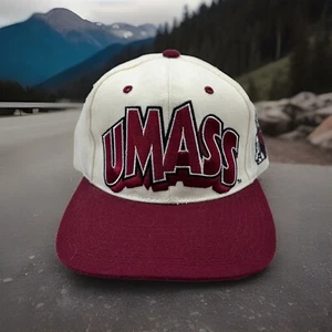 Twins Enterprise UMass Minutemen Rare SnapBack  Hat Vintage Chunky Big Letters - Picture 1 of 8