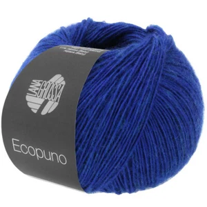 (179 €/kg): 50 g LG ECOPUNO, flauschig, Pt. 435187, Fb. 086 blau #6417 - Bild 1 von 1