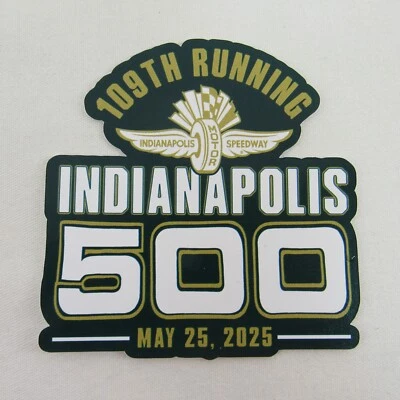 109TH Running 2025  Indianapolis 500 Collector Sticker IMS Indy Motor Speedway - Image 1 of 4