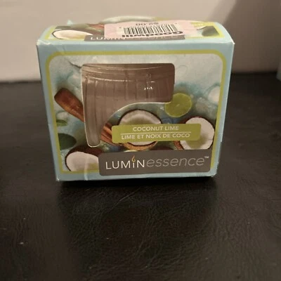 LuminEssence "Coconut Lime" Scented Candle in Glass Bowl NET WT. 3 OZ QTY - Image 1 of 3
