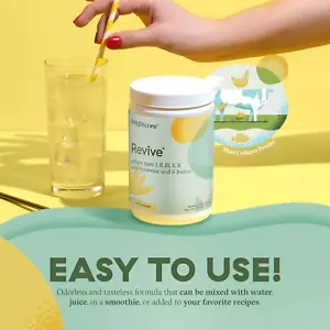 Nutrition Revive Multi Collagen Protein Powder with Vitamin C and Hyaluronic ... - Picture 1 of 12