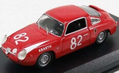MODELLINO AUTO STATICO BEST FIAT 850 ABARTH ZAGATO #82 WINNER 500KM 1960 1/43 - Immagine 1 di 4