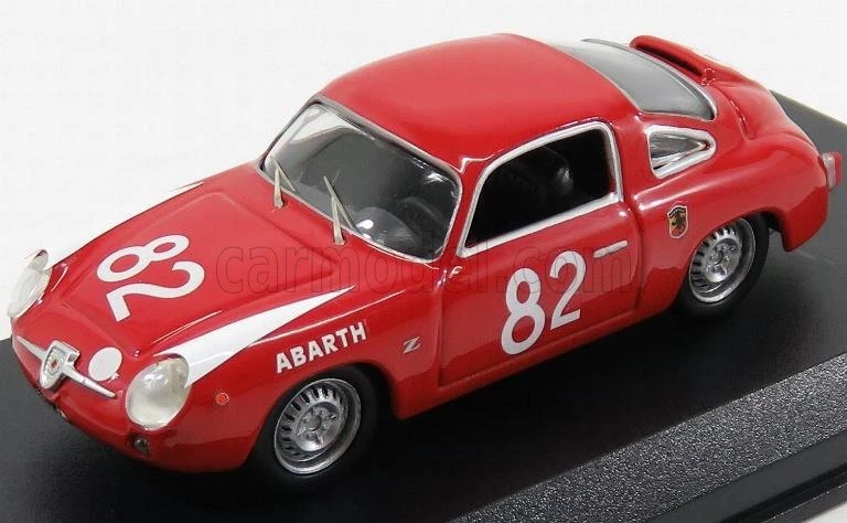 Best 1 43 FIAT Abarth 850 Zagato #82 500 KM Nurburgring 1960 Castellina - Vinati