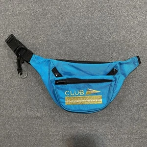 VTG 90s Club Nautique Embroidered Fanny Pack Bright Belt Bag - Picture 1 of 5