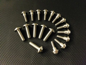 Yamaha Fazer 1000 Titanio Disco Tornillos Juego Completo 01-05 Ti Rotor Tornillos Delanteros Traseros - Imagen 1 de 5