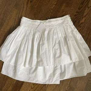 WOW! New Tags Ulla Johnson "Alice" skirt white " sz 6 $295 - Picture 1 of 2
