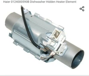 Genuine Heatwell Haier Dishwasher 1800W Flow Through Heater 0124000590B - Picture 1 of 1