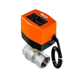 Juego de grifos de bola de motor FSA acero inoxidable 304 1" 230V CA tuerca latón - Imagen 1 de 7