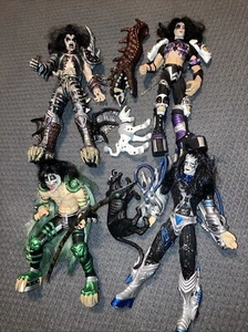 McFarlane Toys Kiss Psycho Circus unvollständiges Set 4 Actionfiguren 1998 - Bild 1 von 5