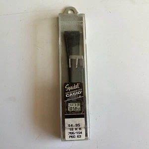 Correa de reloj Speidel Casio 18 mm 766/154 clavija 63 negra - Imagen 1 de 2