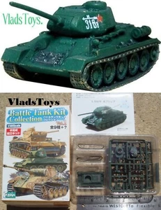 F-toys 1/144 Battle Tank Kit Collection Vol.1  Russian T-34/85 1944 1A - Picture 1 of 3