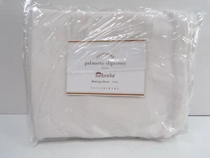 Pottery Barn Palmetto Chair Cushion Slipcover Sunbrella Natural 18x19x2 #9278 - Picture 1 of 3