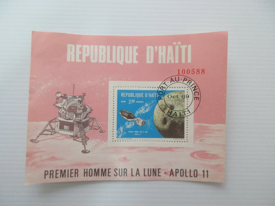 HAITI MINI SHEET 1969 MINT. SEE SCANS. BARGAIN.Very Clean Condition FREE POST. - Image 1 of 2