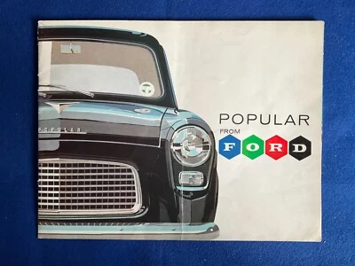 FORD POPULAR ORIGINAL FORD SALES BROCHURE 1961 - Image 1 of 4