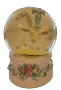 Snowglobe Carousel Horse Vintage Musical Tested/Works - Picture 1 of 5