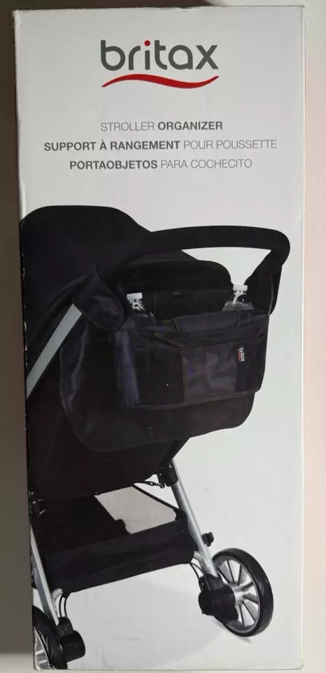 Britax Black Stroller Organizer Bag Collapsible S09790900